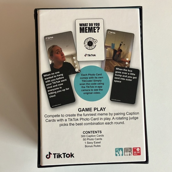 What Do You Meme? TikTok Edition Party Card Game Open Box Like New - Picture 5 of 5